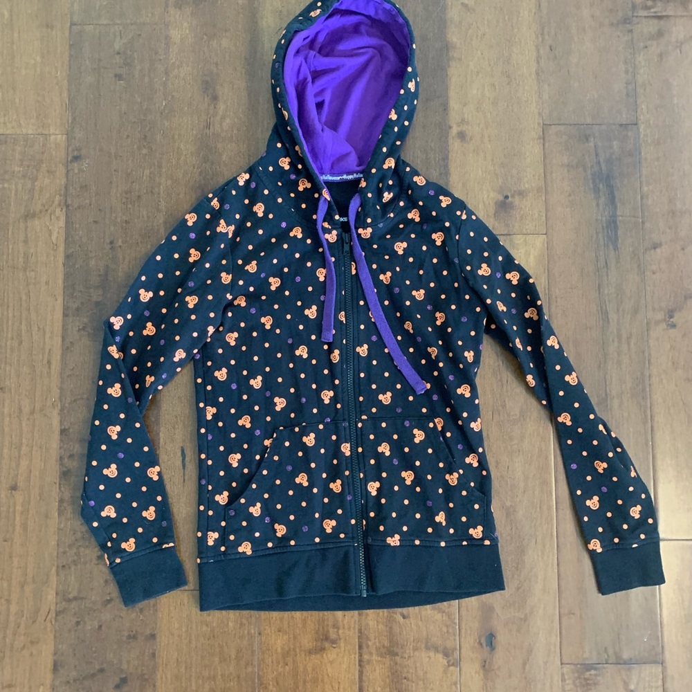 Disney parks halloween Mickey hoodie sweater XS